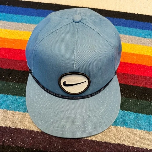 Nike Golf SnapBack Rope Hat - hand washed Carolina Blue - Picture 3 of 15